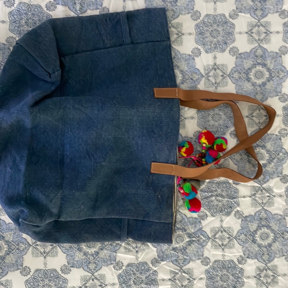 Blue Jean oversized tote